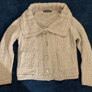 Authentic Irish Wool Cardigan XS